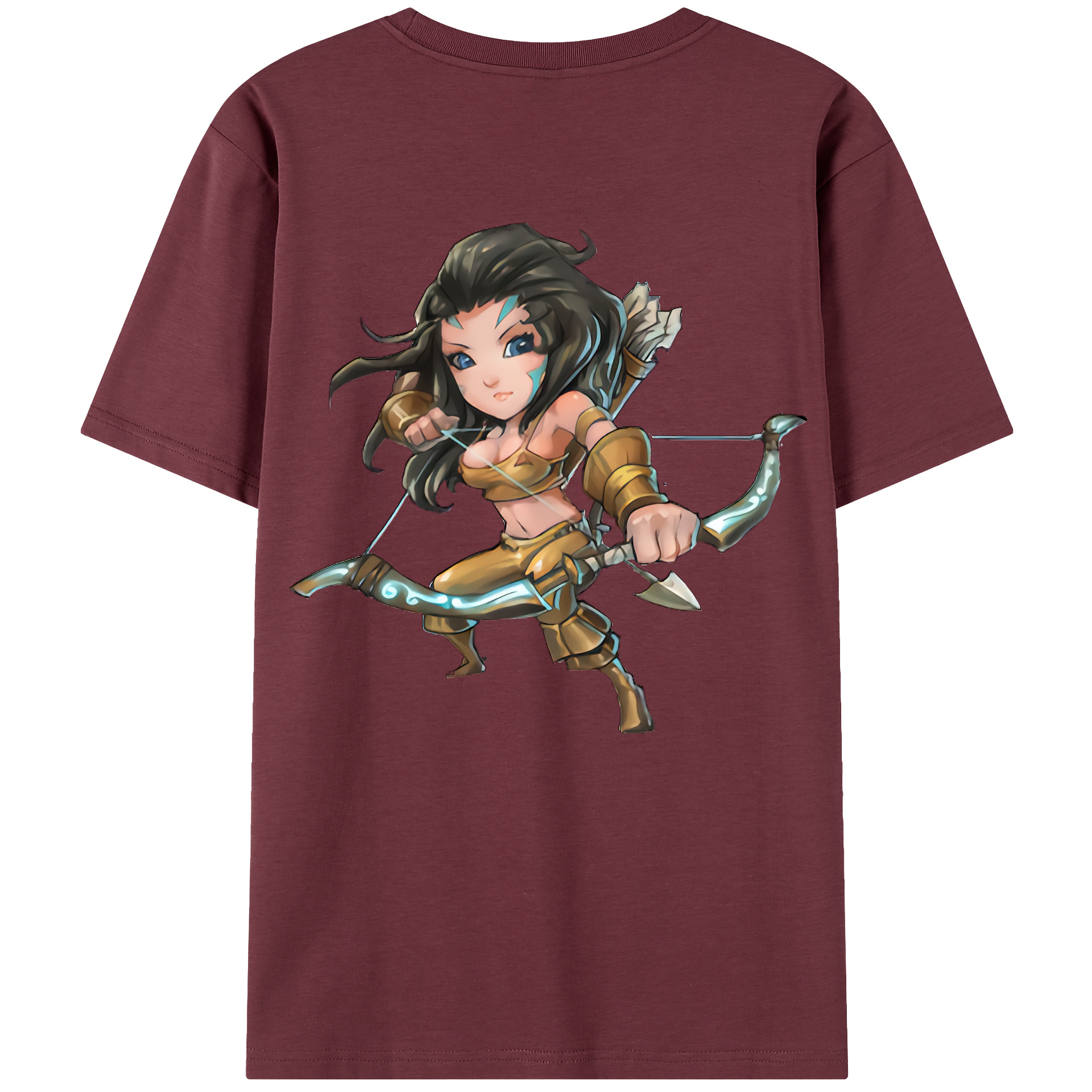 リーグ・オブ・レジェンド League of Legends LOL 綿100％半袖Tシャツ（背面プリント）